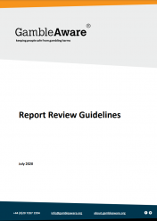 Cover of the "Report Review Guidelines"