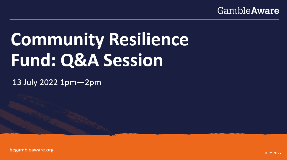Community Resilience Fund Q&A