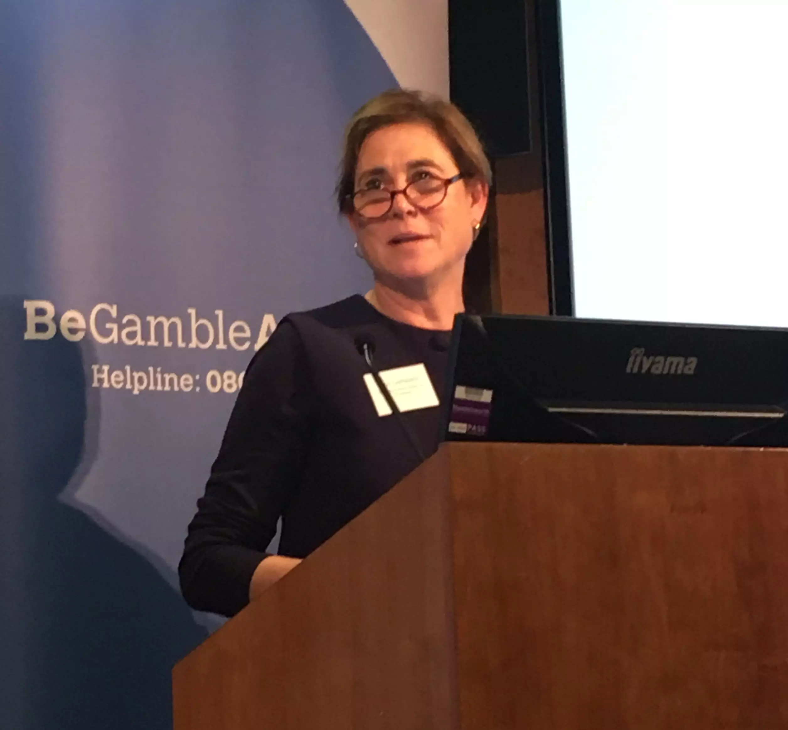 Kate Lampard CBE opening GambleAware's 6th annual 'reducing gambling-related harms' conference