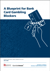 Cover of "A blueprint for bank card gambling blockers"