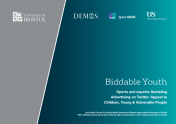 Cover of "Biddable Youth: Sports and esports Gambling Advertising on Twitter: Appeal to children, young people and vulnerable adults"