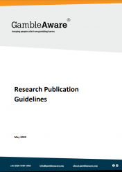 Cover of the "Research Publication Guidelines"