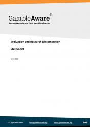 Cover of "Research and Evaluation Dissemination Statement"